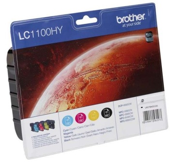 4x tusz org. Brother LC-1100HY CMYK MFC-6890CDW