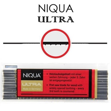 Полотна для лобзика NIQUA ULTRA 2/0, 144 шт.