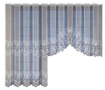 BIAŁA FIRANKA ŻAKARDOWA 238621 250x200cm