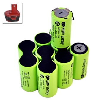 Батарея батарея 12 В закрученные отвертки GP - 2,2AH