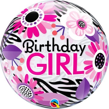 BALON FOLIOWY BUBBLE QUALATEX URODZINY,PARTY-3738