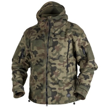 Bluza Męska Polar HELIKON PATRIOT Fleece WZ.93 PL WOODLAND L