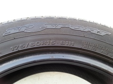 ШИНА DUNLOP TYRES 175 60 15 SP SPORT 300