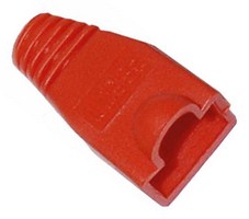 CZERWONA osłona wtyku 8p8c RJ45 RJ-45 10szt.