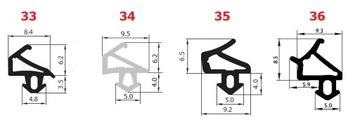 ALUPLAST S-1559 A Уплотнители окон