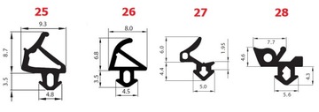 Уплотнители оконные S-1113