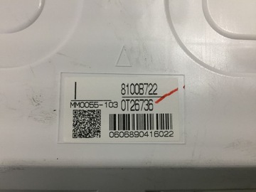 MITSUBISHI ASX 10-13 1.8 DID PŘÍSTROJOVÁ DESKA 8100B722 EUR