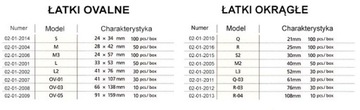 MARUNI Патч из круглой трубки L3 52 мм 10 шт.