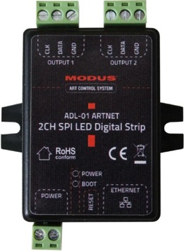 Modus ADL-01 ARTNET 2CH SPI LED Digital Strip KRK