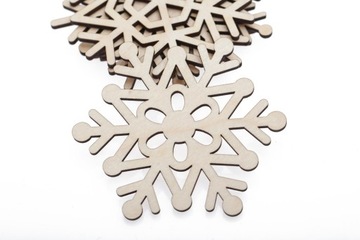 Śnieżynki gwiazdki płatki śniegu 10cm - ZESTAW 06