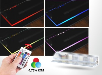 Светодиодная накладка CLIP из ПВХ для RGB-подсветки стекла