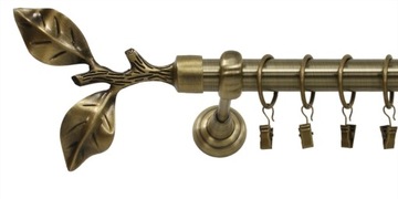 KARNISZE METALOWE POJEDYNCZE 25 mm 360 cm 3,6 m