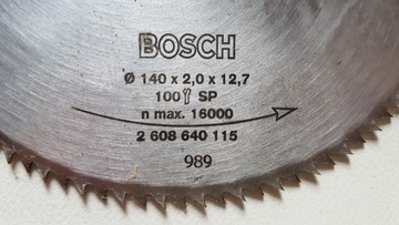 Диск BOSCH Деревянный 140x12,75 100 зубьев E 43 CVH