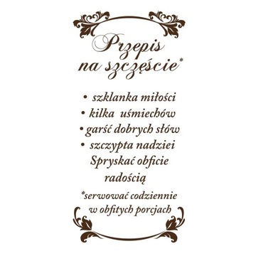 Naklejki Cytaty naklejki scienne NAPISY sentencje