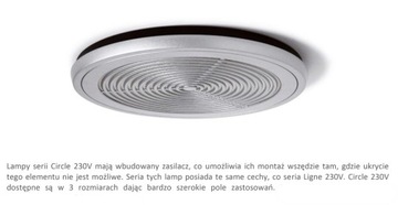 Светодиодный светильник Ledeshi Circle LED 7Вт, круглый, 15см