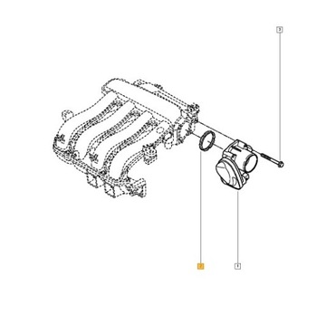 ПРОКЛАДКА ДРОССЕЛЬНОЙ КОЛЬЦА Renault OE 8200236731 *ОРИГИНАЛ*