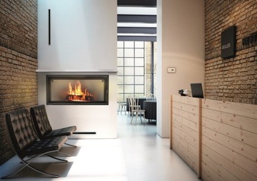 фото ориг. №3, Liner fireplace aerial grilles lucy steel 14 kw fi 200