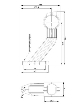 Лампа габаритная ROGOWA Led Marker FT-140 DŁUGA Полуприцеп Эвакуатор COMPLET L+R