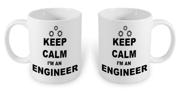 DUŻY KUBEK 550ml KEEP CALM I'M AN ENGINEER