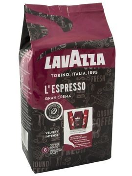 Кофе Lavazza Espresso Barista Gran Crema в зернах 1кг.