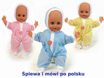 BABY lalka BOBAS born ŚPIEWA mowi PO POLSKU pajac