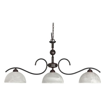 LAMPA WISZĄCA ŻYRANDOL ALABASTER 3x60W E27 64123