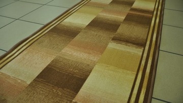 БЕГУНКА IKAT RUNNER С РЕЗИНОВЫМ ПОКРЫТИЕМ, ШИРИНА 100см, КОРИЧНЕВАЯ