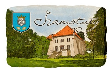 Magnes na lodówkę kamień pamiątka SZAMOTUŁY 396