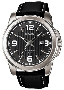 CASIO CLASSIC zegarek męski na pasku z datownikiem