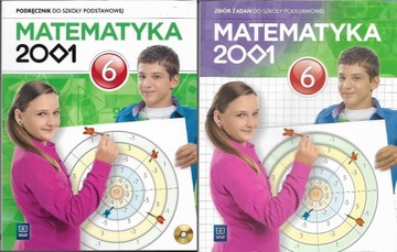 MATEMATYKA 2001 KL. 6 PODRĘCZNIK + ZBIÓR ZAD.