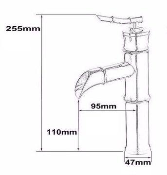 фото ориг. №3, Washbasin faucet retro high gold royal