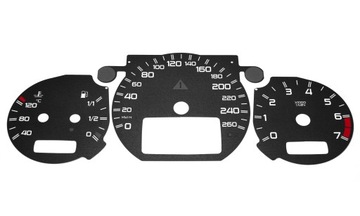 Mercedes E W210 99-03 Tarcze Zegarów 7k RPM 260KMH