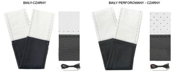 SKÓRZANY POKROWIEC NA KIEROWNICĘ SUPER JAKOŚĆ!