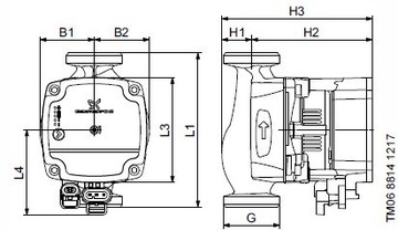 ЦИРКУЛЯЦИОННЫЙ НАСОС GRUNDFOS ALPHA 1 л 25-40/180