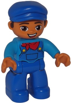 LS NOWE LEGO DUPLO FIGURKA PAN TATA MASZYNISTA