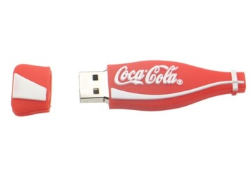 НАКОПИТЕЛЬ 64 ГБ USB-БУТЫЛКА COCA COLA КРАСНЫЙ БЕЛЫЙ