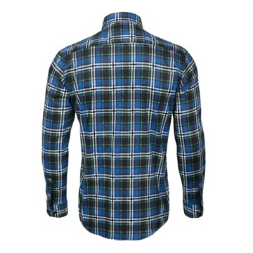 Рубашка синяя фланелевая, 120г/м2, 