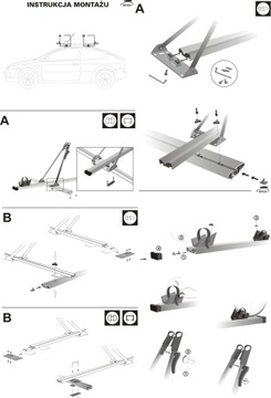 2x ДЕРЖАТЕЛЬ ДЛЯ ВЕЛОСИПЕДОВ AMOS ALU BIKE RACK