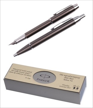 Ручка PARKER IM GUN MET ETUI TABL Гравировка