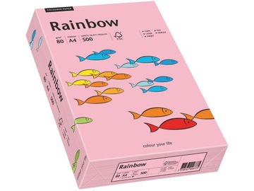 Papier drukarki Rainbow A4 80g R55 różowy