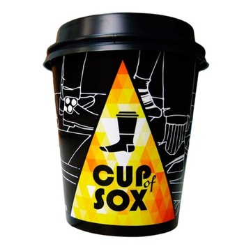 Kolorowe Skarpety CUP OF SOX Ślizg Po Kakao 37-40