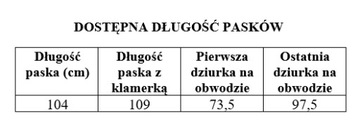 DAMSKI PASEK SKÓRZANY SZEROKI 2,3 cm SKÓRA NATURAL