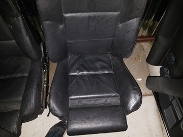 BMW E61 FOTEL PASAŻERA +KANAPA EU SPORT SKÓRA