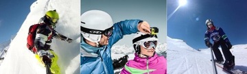 SNOWBOARD SET с моноподом для шлема для XIAOMI YI