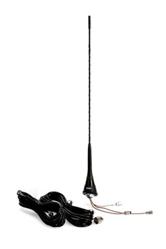 SIRIO TRIFLEX z okablowaniem CB/FM/GSM antena