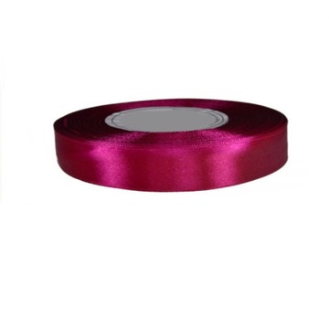 Tasiemka satynowa 12mm 32mb FUKSJA 8053 wstążka
