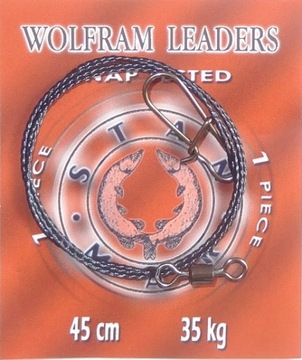 Вольфрамовый поводок Stan-Mar 45см 35кг 1шт/упак.