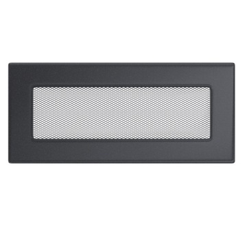 фото ориг. №7, Lattice fireplace chimney ventilation 11x24 black metal grid pocket