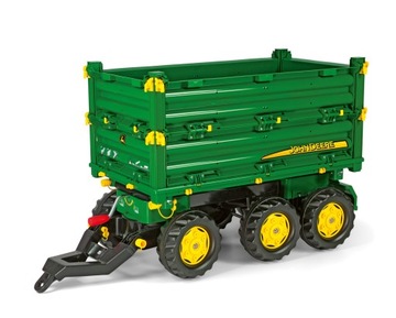 Rolly Toys RollyMulti John Deere Прицеп-самосвал 3-х осный, двухсторонний