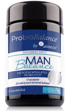 Probiotyk MAN Balance 20 mld 13 szczepów Aliness
